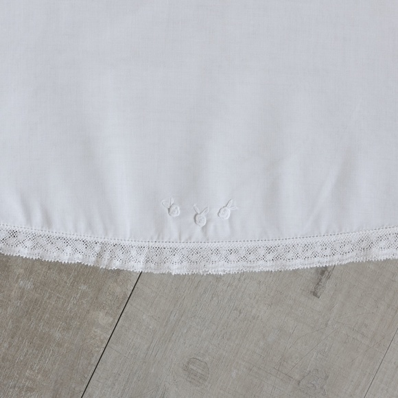 White Heirloom Dress and Slip Vintage Style Feltman Brothers Embroidery Lace NWT - Picture 8 of 8